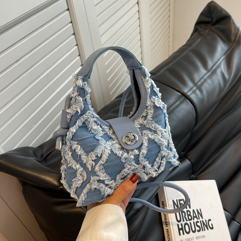 Luxury Bags White - Nicchia Internet celebrità stesso stile Denim