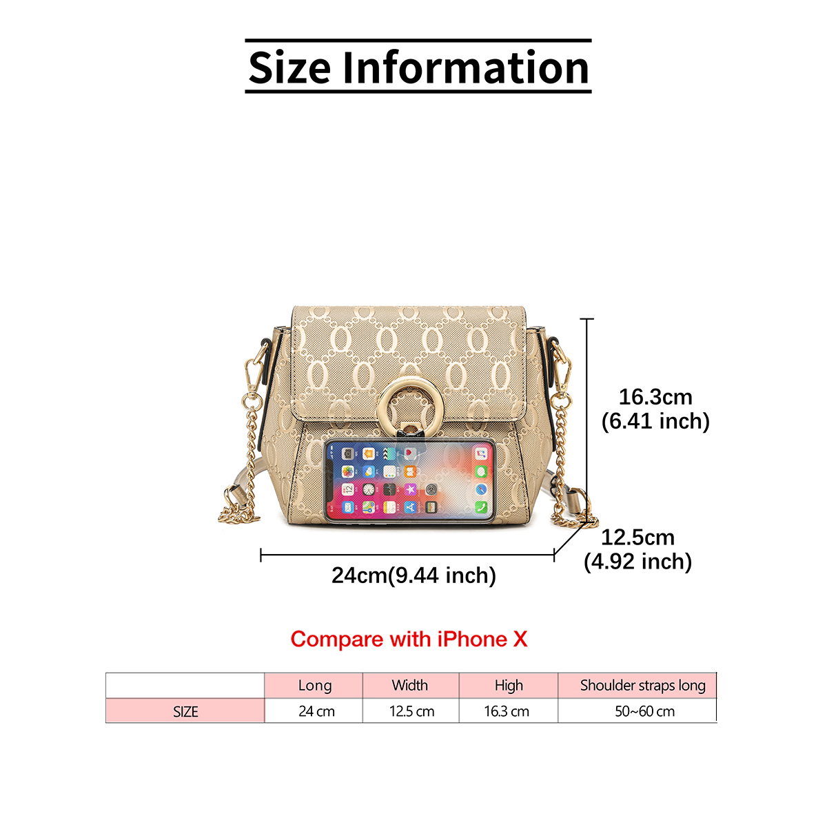 Borsa a Spalla da Donna FOXER  - Luxury Bags Gold recensione e prezzo
