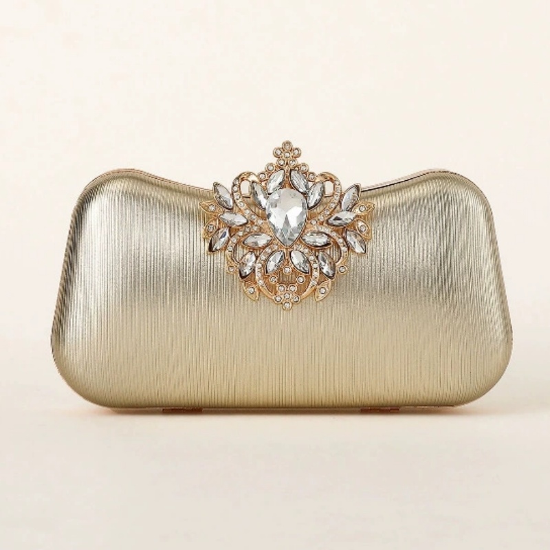 Borsa Clutch in Velluto Verde  - Luxury Bags Gold recensione e prezzo