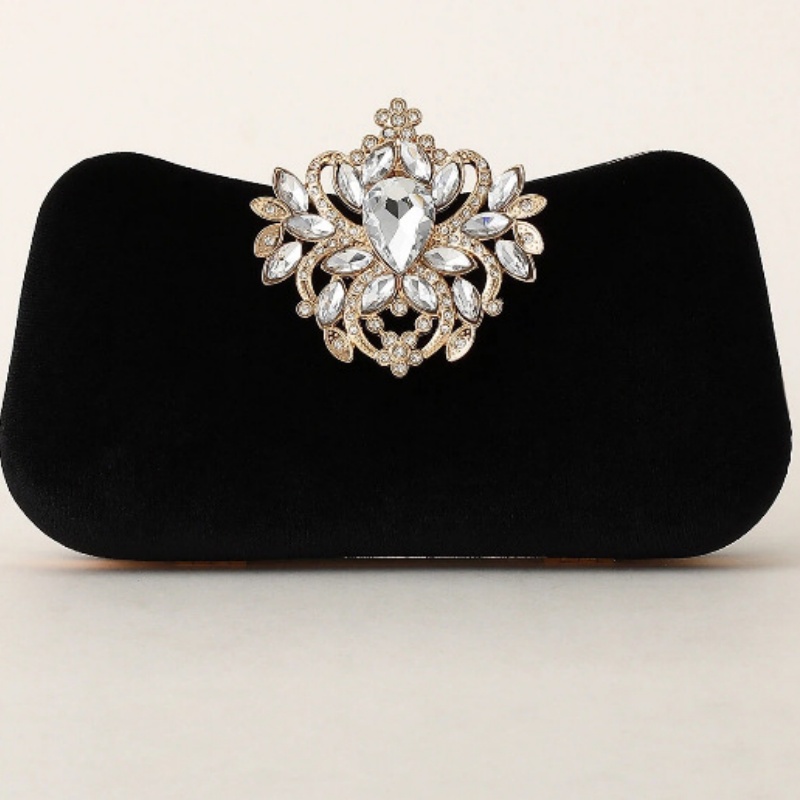 Borsa Clutch in Velluto Verde  - Luxury Bags Gold recensione e prezzo