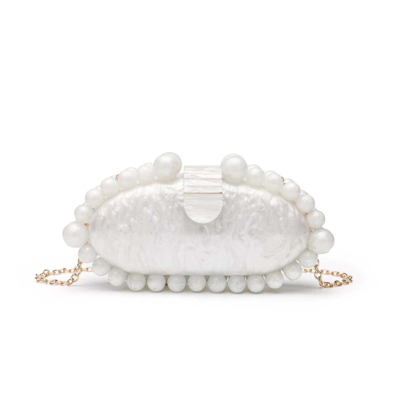 Elegante pochette in acrilico  - Luxury Bags White recensione e prezzo