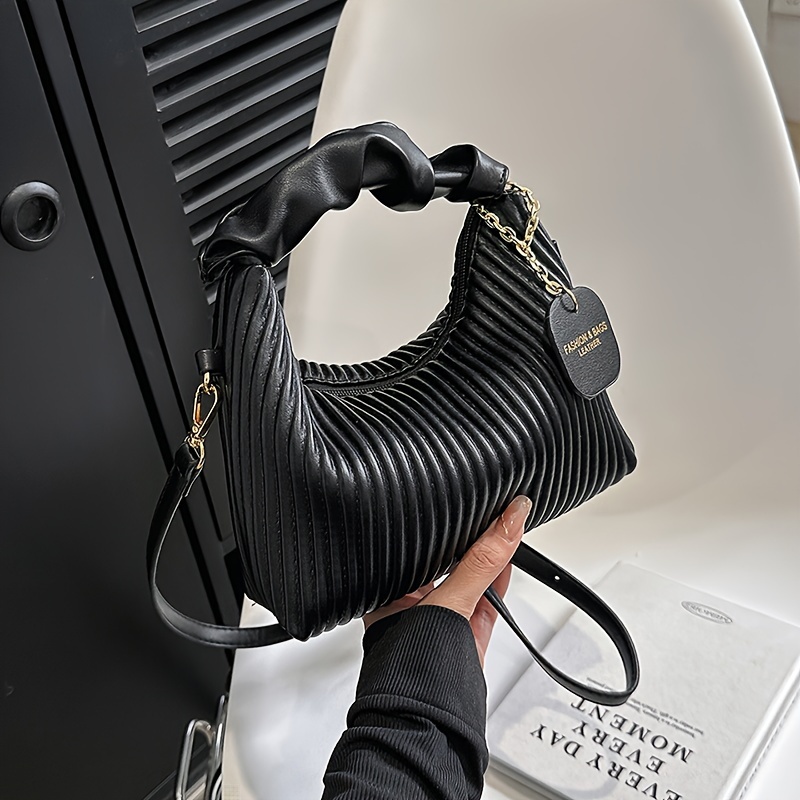 Borsa a Tracolla Hobo Plissett - Luxury Bags White recensione e prezzo