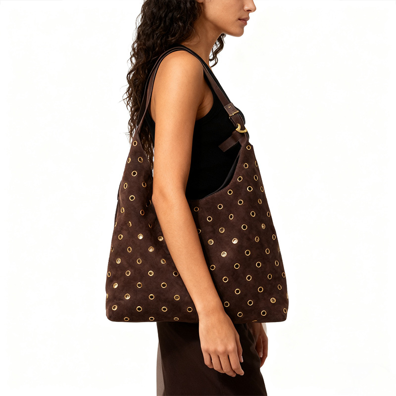Borsa tote con borchie in meta - Accordion Wallet Zip recensione e prezzo