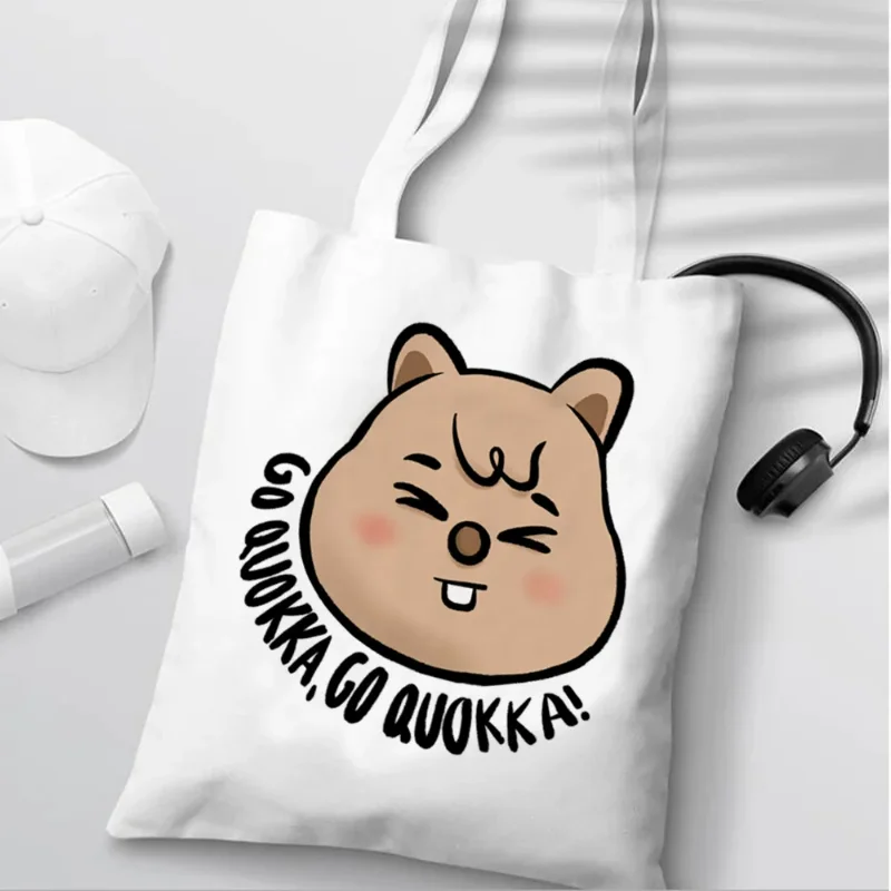 Go Quokka Stampa Borsa in tela - Luxury Bags White recensione e prezzo