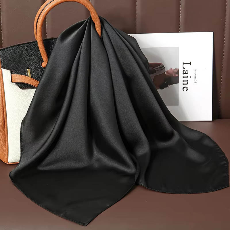 Sciarpa quadrata di seta tinta - Luxury Bags China recensione e prezzo