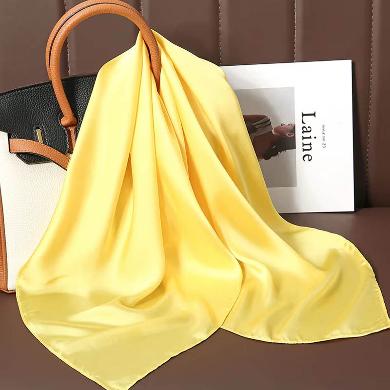 Sciarpa quadrata di seta tinta - Luxury Bags China recensione e prezzo