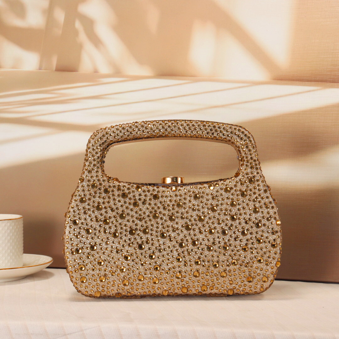 Borsa da sera di lusso con gli - Luxury Bags Gold recensione e prezzo