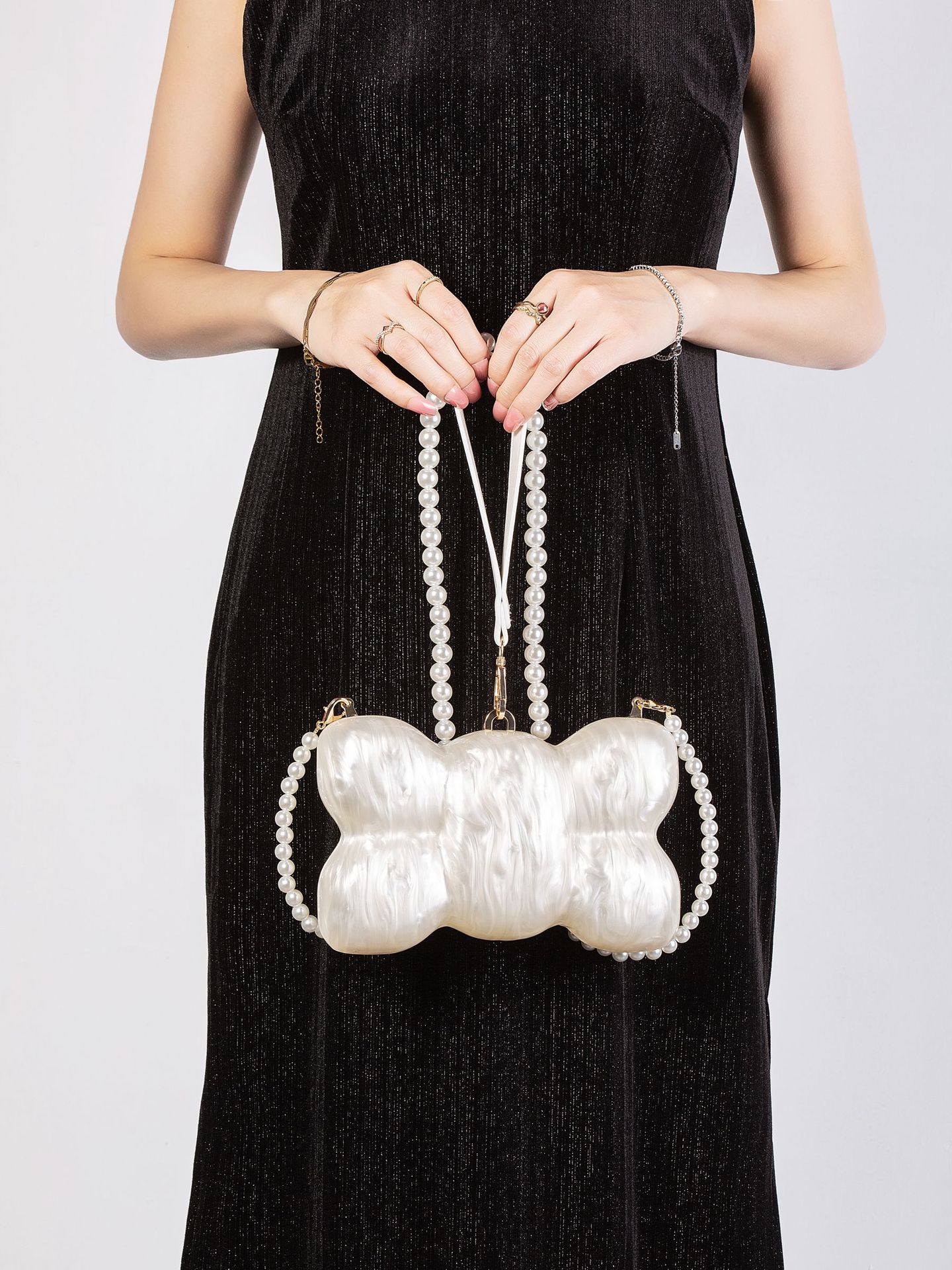 Borsa Clutch di Lusso a Forma  - Luxury Bags White recensione e prezzo